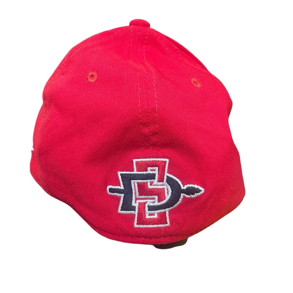 Nike San Diego State University Hat Small Fitted Red Dri-Fit Swoosh SDSU Aztecs - Picture 5 of 10